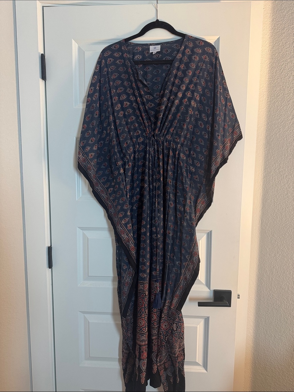 Pax Philomena Navy Floral Print Top